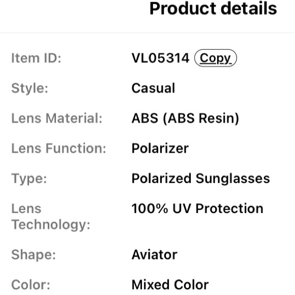 NWT - Trendy Unisex Titanium Stainless-Steel Alloy Polarized Aviator Sunglasses - Picture 8 of 8